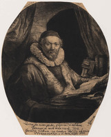 TvB G 2341
<br/>
Portret Jan Uytenbogaert (1557-1644)
<br/>
<em>Rembrandt (1606-1669)</em>
